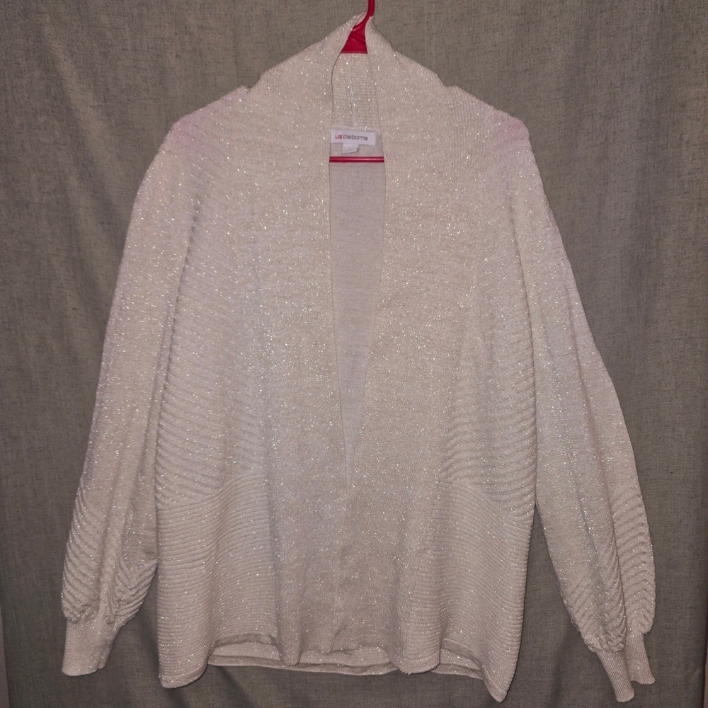 Liz Claiborne Cream Cardigan
